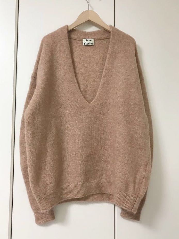 ヤフオク! - アクネ acne studios Vネック モヘア ニット...