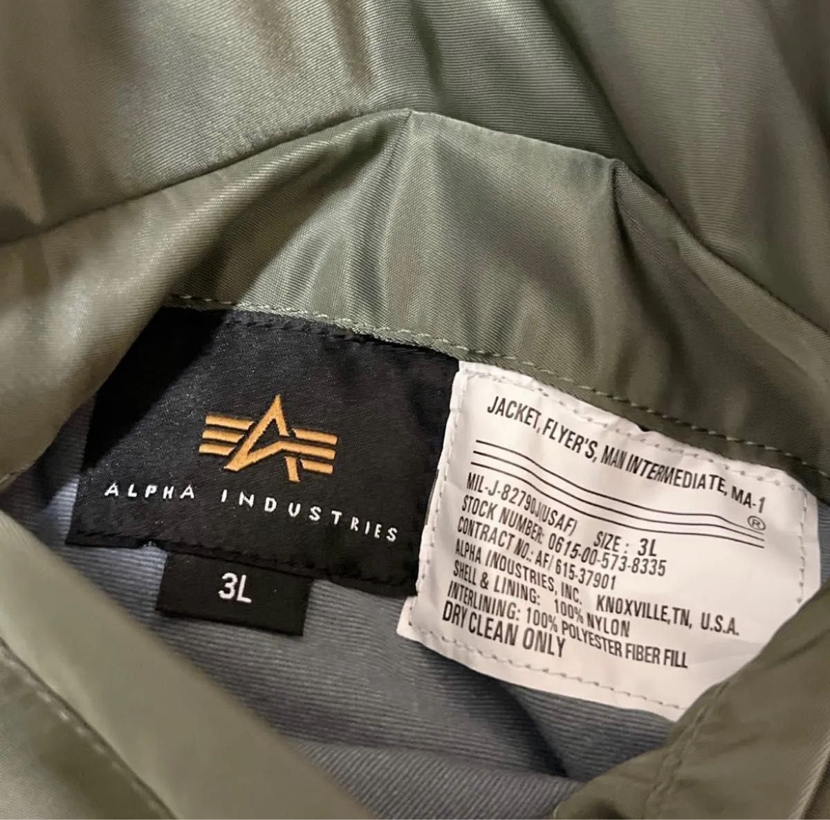 未使用タグ付き】ALPHA アルファ MA-1 フライトジャケット Japan 未使用タグ付き】ALPHA アルファ MA-1 フライトジャケット Japan