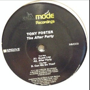 12inchレコード　TONY FOSTER / THE AFTER PARTY_画像1