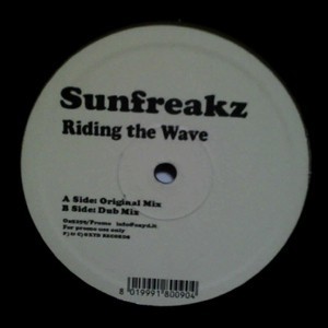 12inchレコード　SUNFREAKZ / RIDING THE WAVE_画像1