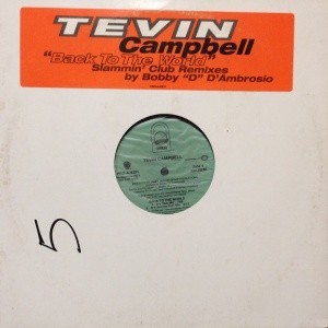 12inchレコード　TEVIN CAMPBELL / BACK TO THE WORLD (SLAMMIN' CLUB REMIXES)_画像1