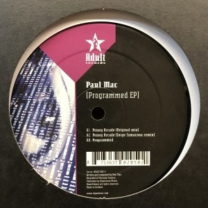 12inchレコード　PAUL MAC / PROGRAMMED EP_画像1