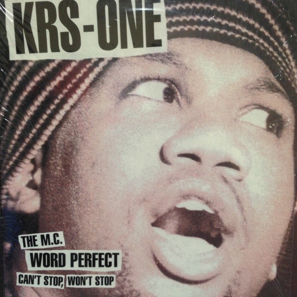 12inchレコード　 KRS ONE / CAN'T STOP, WON'T STOP_画像1