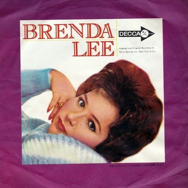 EPレコード　BRENDA LEE (ブレンダ・リー) / ONE RAINY NIGHT IN TOKYO (ワン・レイニー・ナイト・イン・東京)_画像1