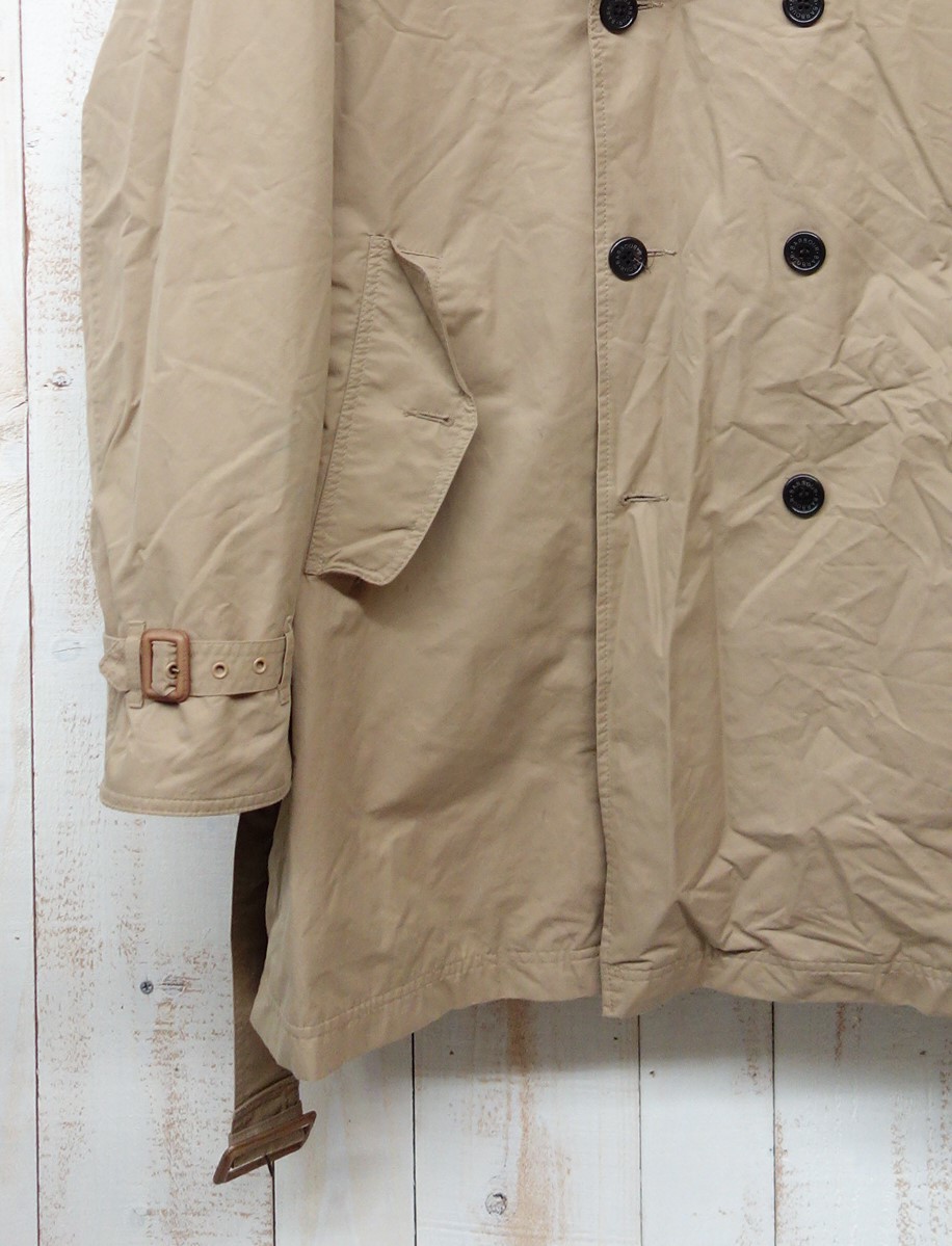 Barbour バブアー ＊T573 THOMPSON TRENCH 　ショートトレンチコート XXL＊お色　カーキ系 ＊Waterproof & Breathable 防水透湿高機能素材 _画像5