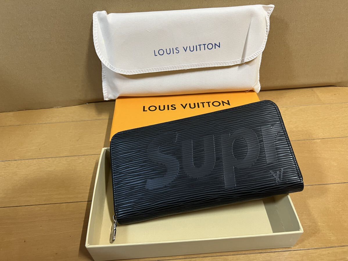 ルイ・ヴィトン LOUIS VUITTON Supreme シュプリーム コラボ 長 ルイ・ヴィトン LOUIS VUITTON Supreme シュプリーム コラボ 長