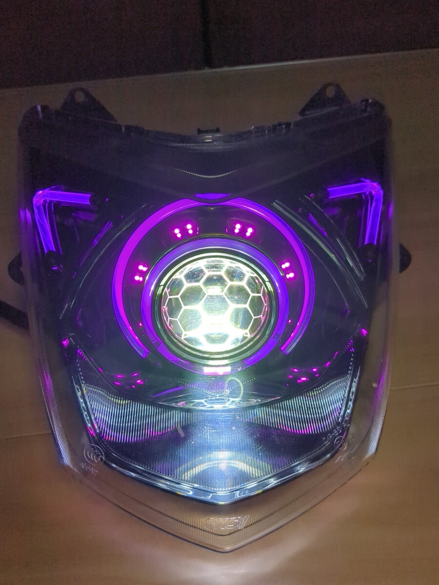 パープルシグナスX 3型 デビルアイ 社外ヘッドライト LED パープルシグナスX 3型 デビルアイ 社外ヘッドライト LED