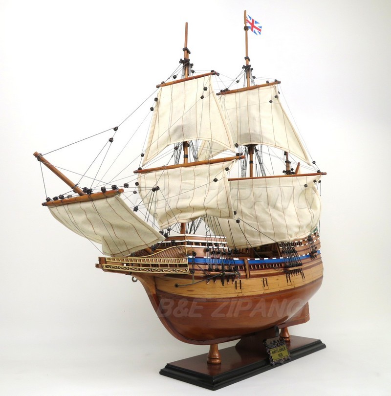 ⭐️新品⭐️ Mayflower 木製模型帆船 完成品【約60cm】 Yahoo!オークション - 帆船模型 完成品 木製 Mayflower メイ
