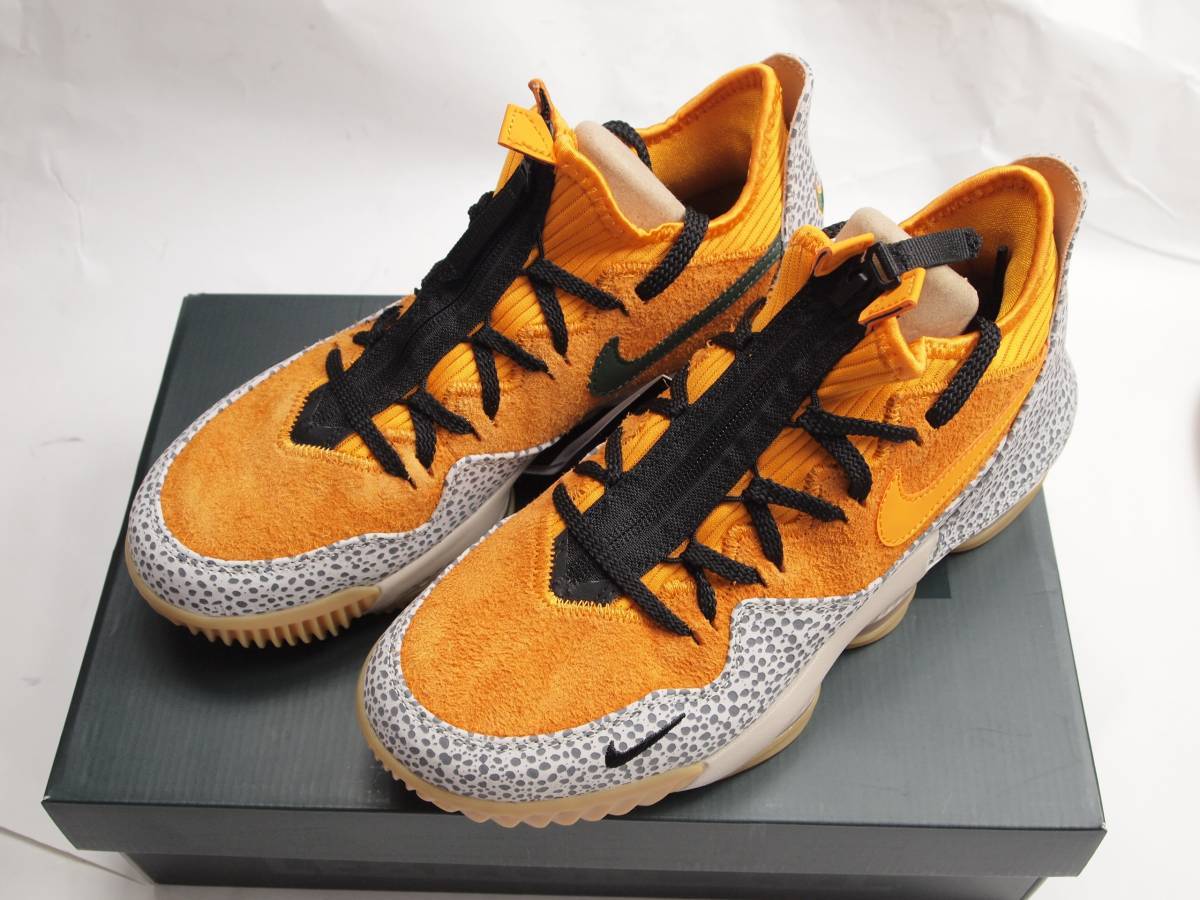 155　国内購入 新品未使用 NIKE LEBRON 16 low Safari 27cm ナイキ レブロン サファリ　　_画像1