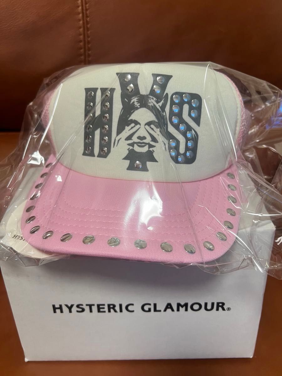 HYSTERIC GLAMOUR】 新品 未使用 スタッズメッシュキャップ HYSTERIC GLAMOUR】 新品 未使用 スタッズメッシュキャップ