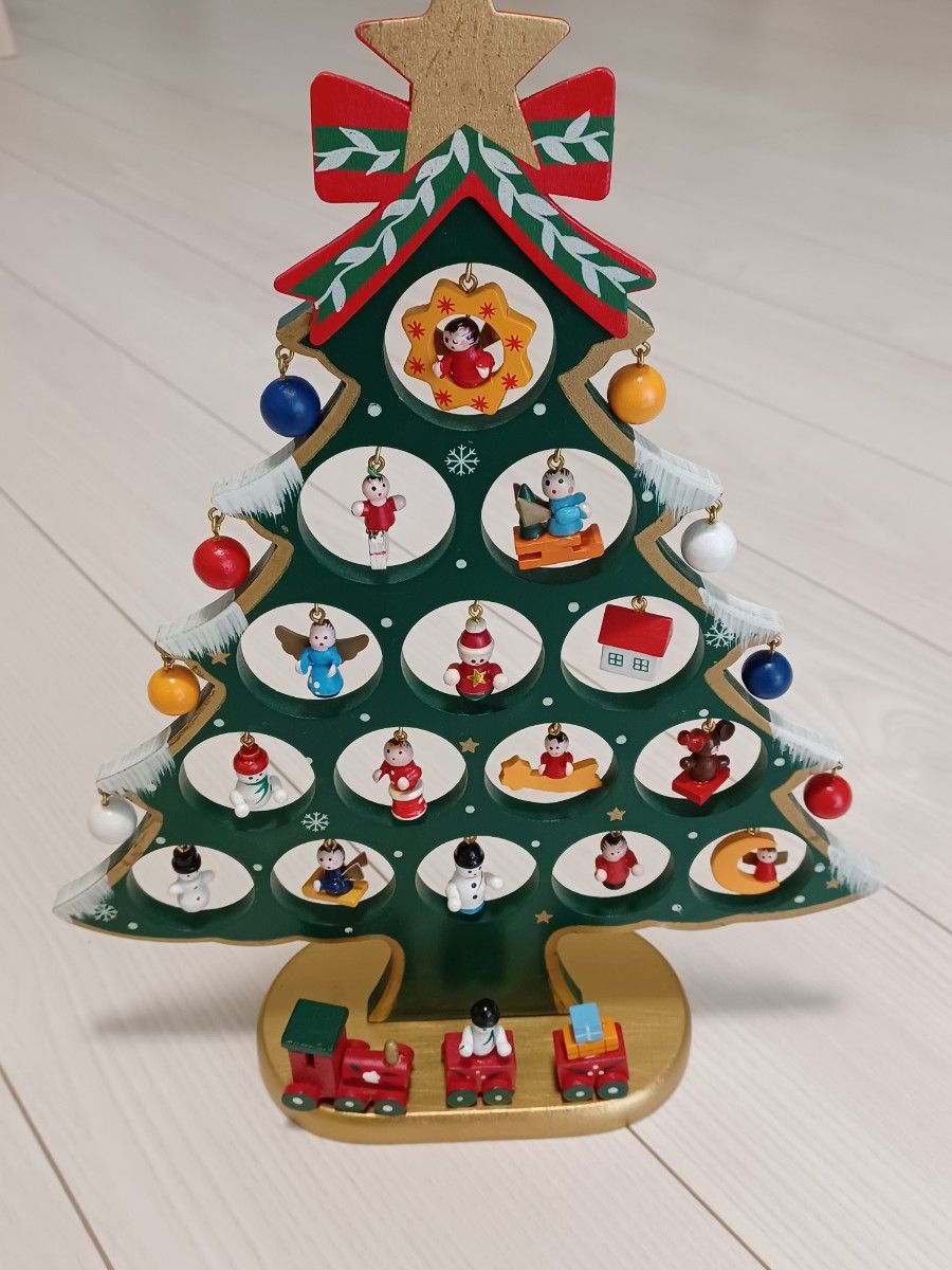 木製クリスマスツリー&小物列車3点セット 組立式 カテゴリー変更 木製クリスマスツリー&小物列車3点セット 組立式 カテゴリー変更