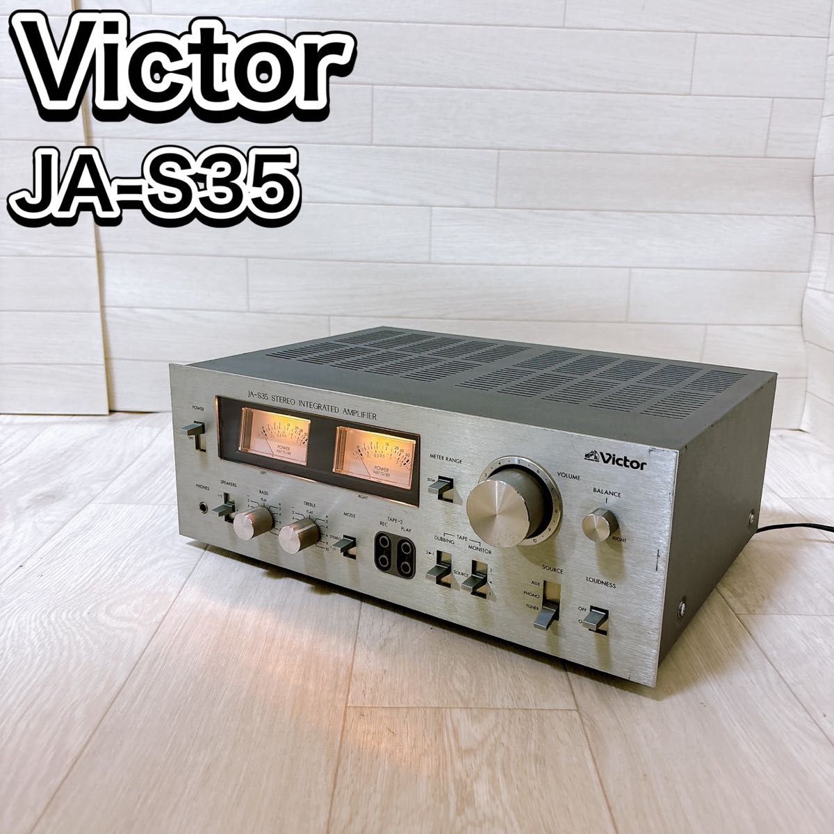 Victor ビクター ステレオ プリメインアンプ JA-S35 未チェック Victor ビクター ステレオ プリメインアンプ JA-S35 未チェック