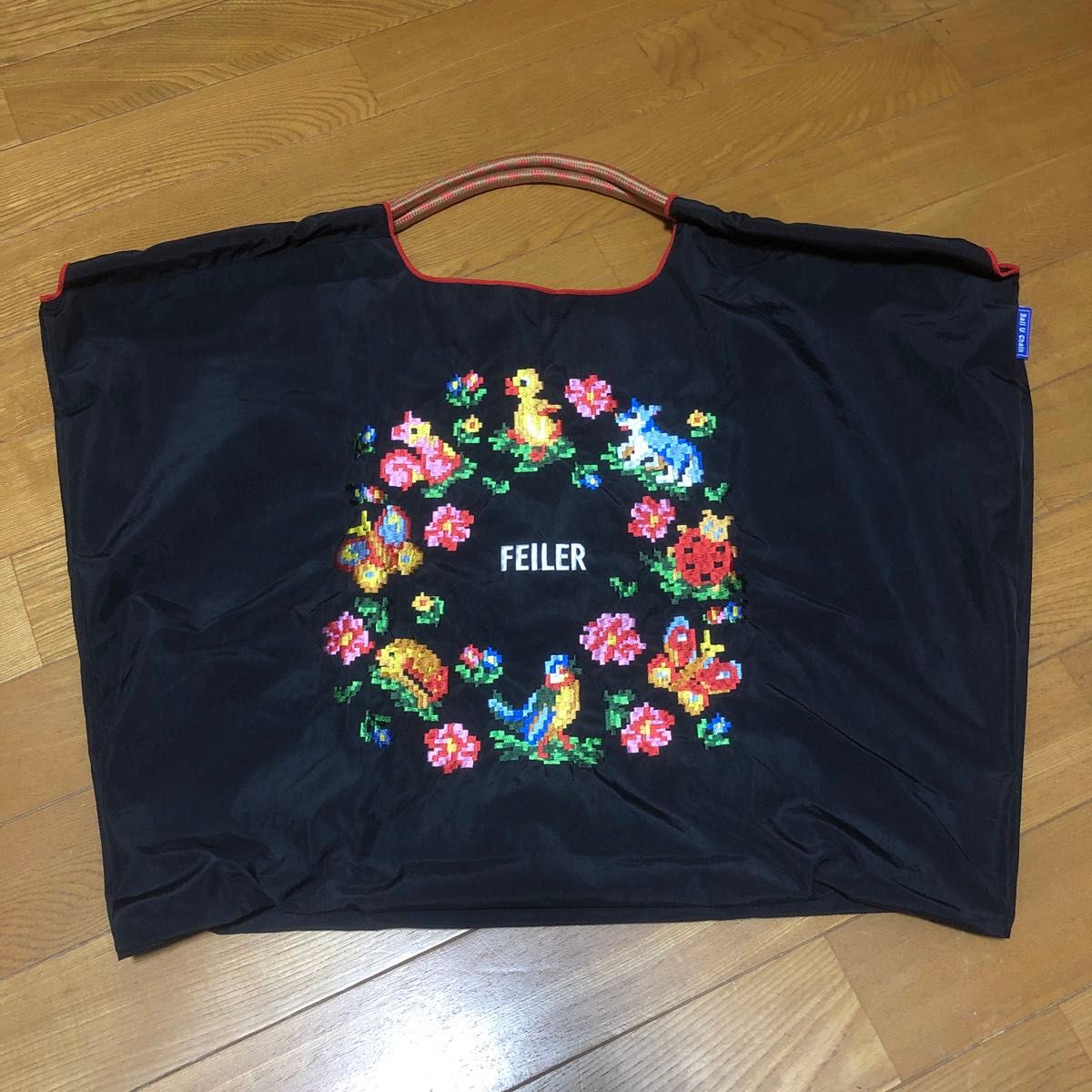 新品】フェイラー×ボールアンドチェーン 折りたたみエコバッグL 新品】フェイラー×ボールアンドチェーン 折りたたみエコバッグL