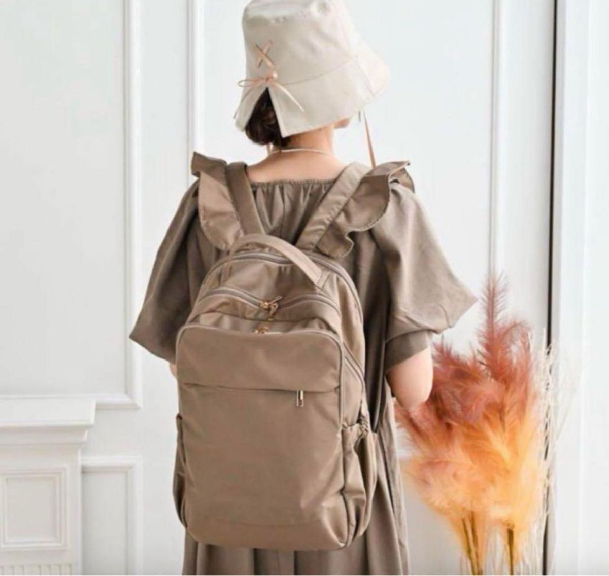 新品 しまむら MUMUコラボ フリル リュック 完売 激レア 新品 しまむら MUMUコラボ フリル リュック 完売 激レア