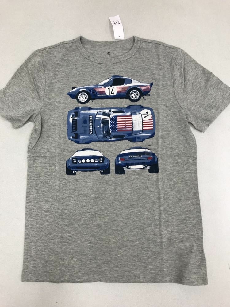 #GAP# new goods #160# Gap # popular T-shirt # gray # Ame car #USA# Rally #7*2-2.2