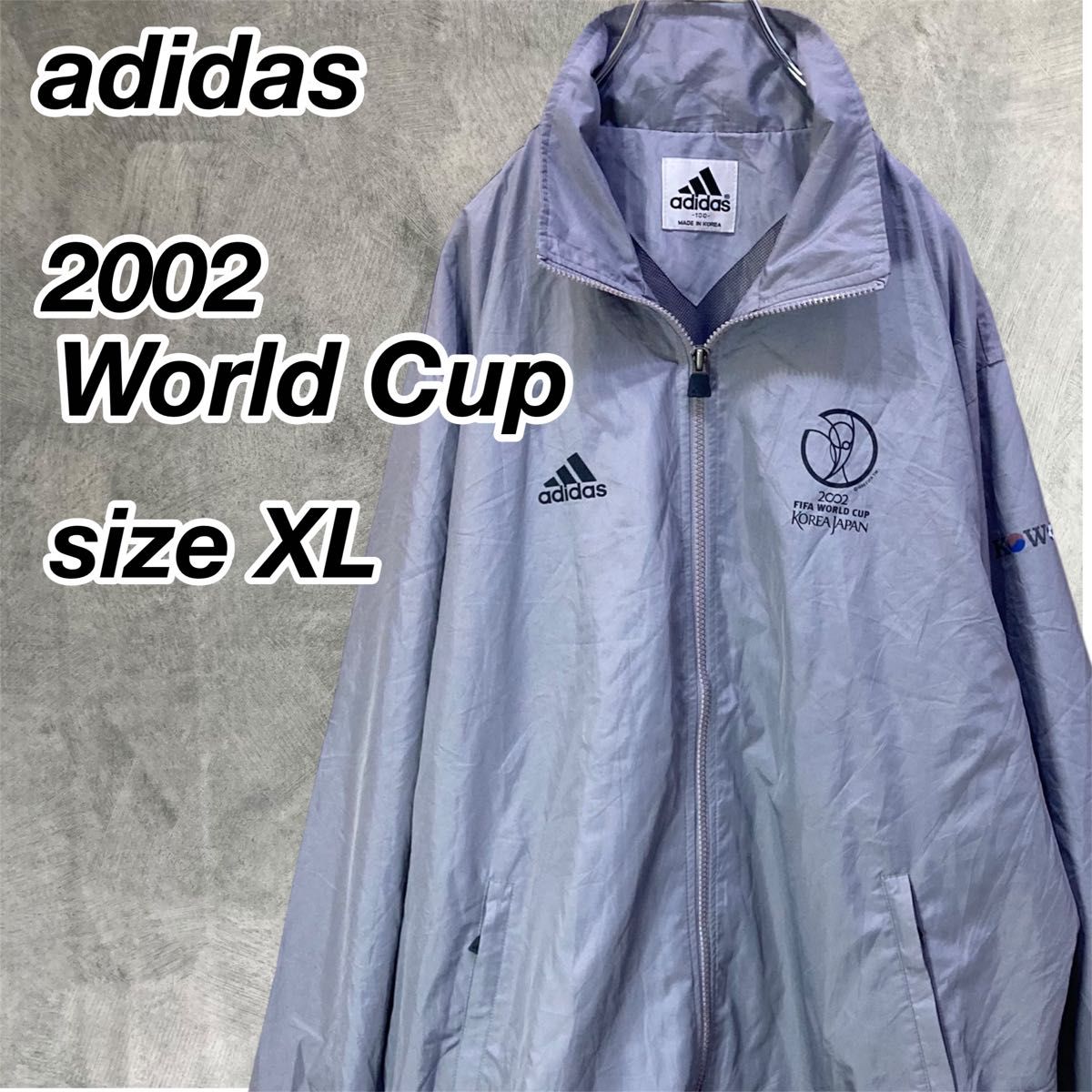 adidas 日韓W杯 ナイロンジャケット FIFAワールドカップ バック adidas 日韓W杯 ナイロンジャケット FIFAワールドカップ バック