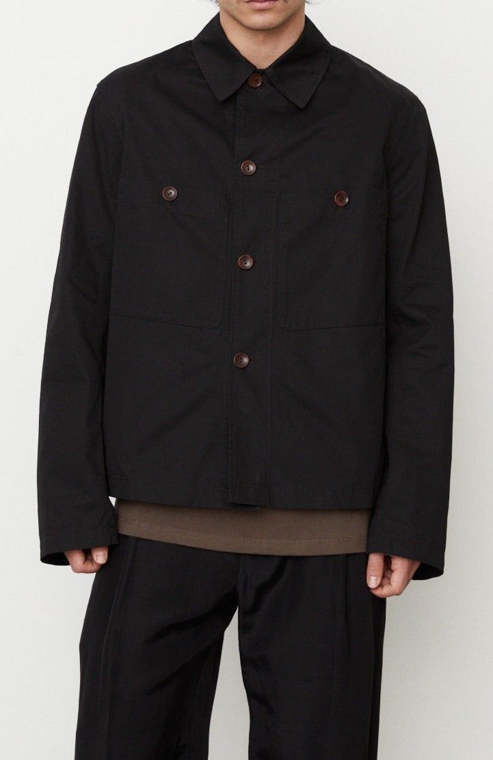 Lemaire Military Overshirt ルメール シャツ ブルゾン BLACK M Lemaire Military Overshirt ルメール シャツ ブルゾン BLACK M