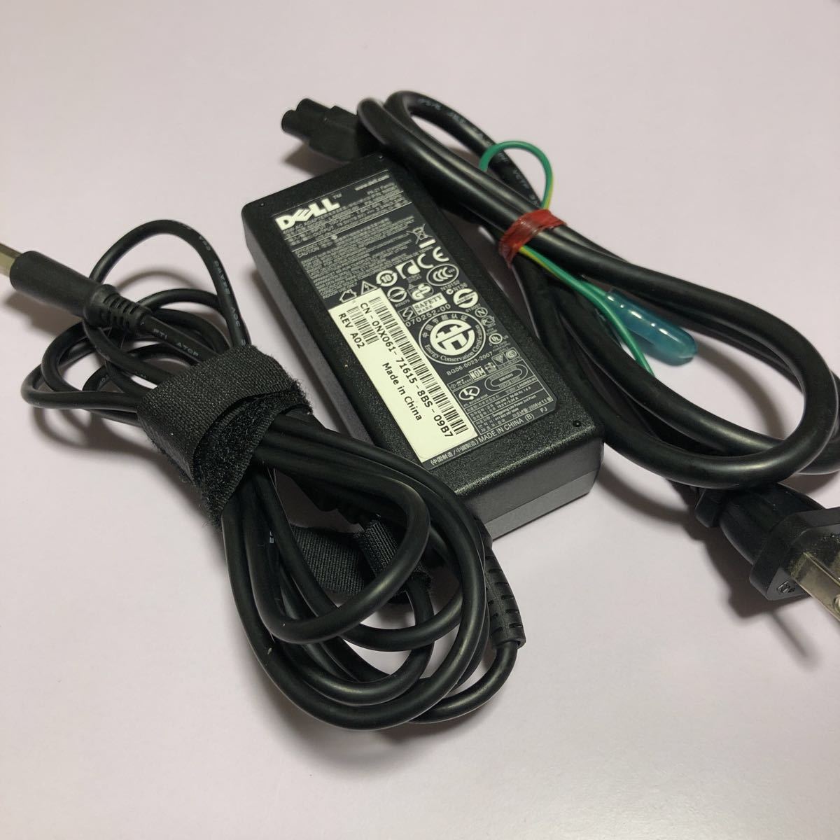 デル ACアダプター　LA65NS2-00 19.5V 3.34A 差込８角形　センターピンあり中古動作品 管理番号SHA065_画像1