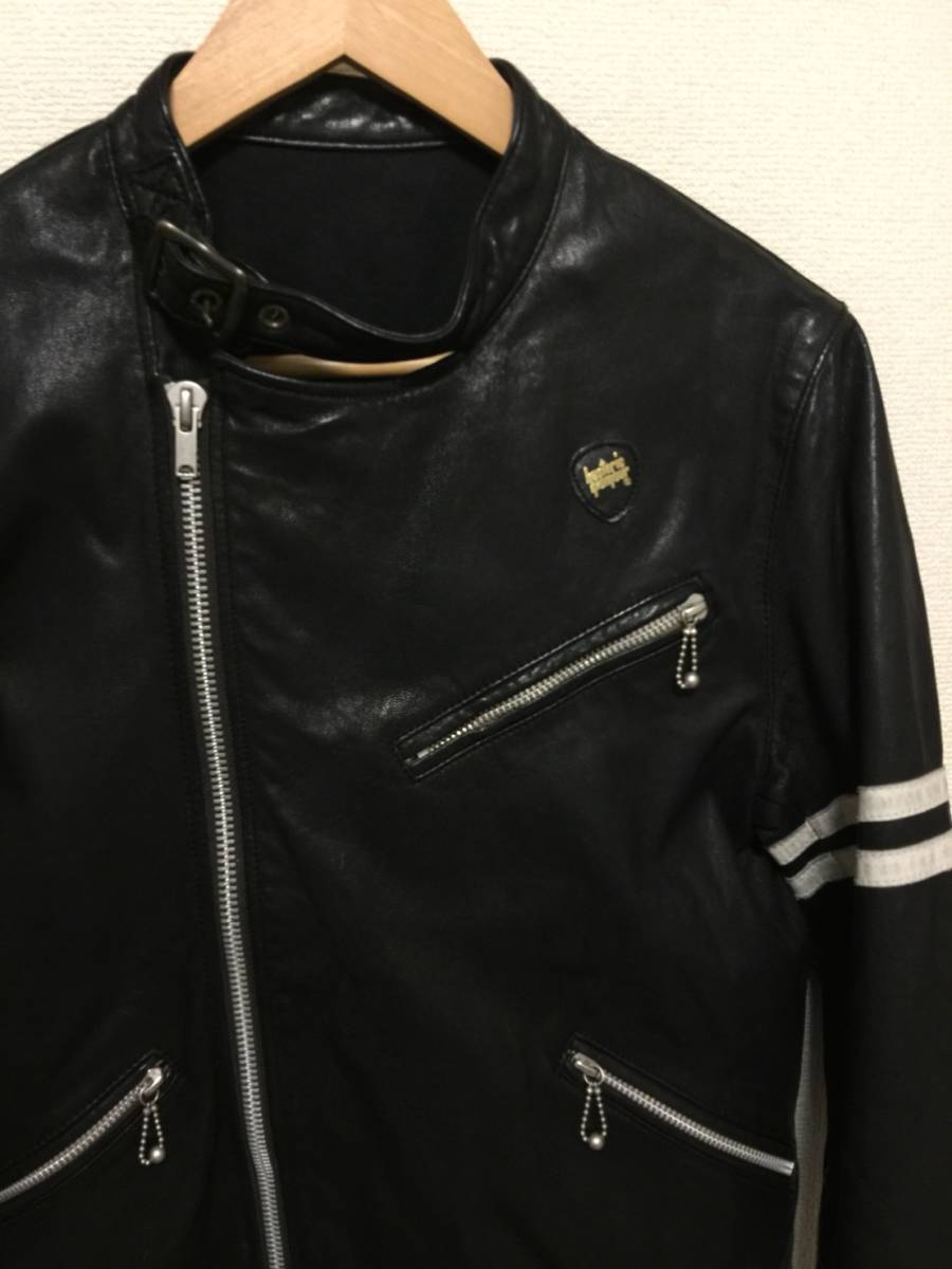 ☆値下げ交渉あり☆名作☆HYSTERIC GLAMOUR シングル レザーライダース