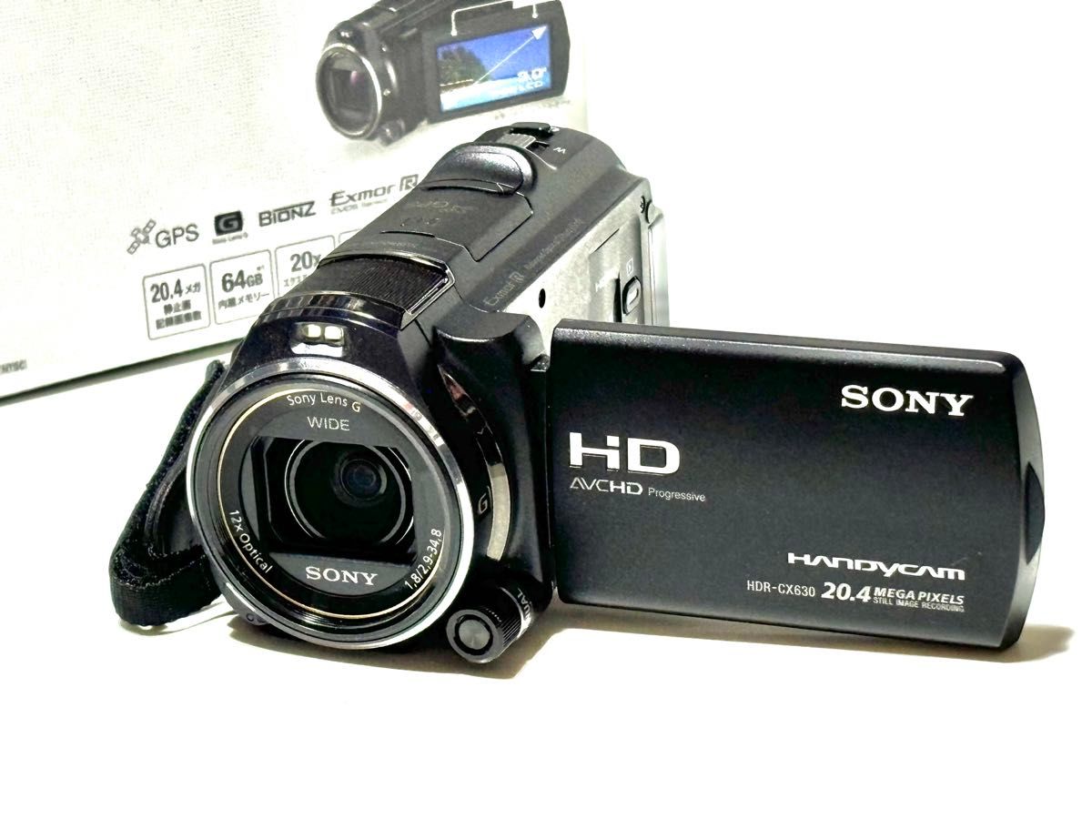 SONY HDR CX630+SanDisk SDH32GBメモリーカード2枚+NP-FV100 SONY HDR CX630+SanDisk SDH32GBメモリーカード2枚+NP-FV100
