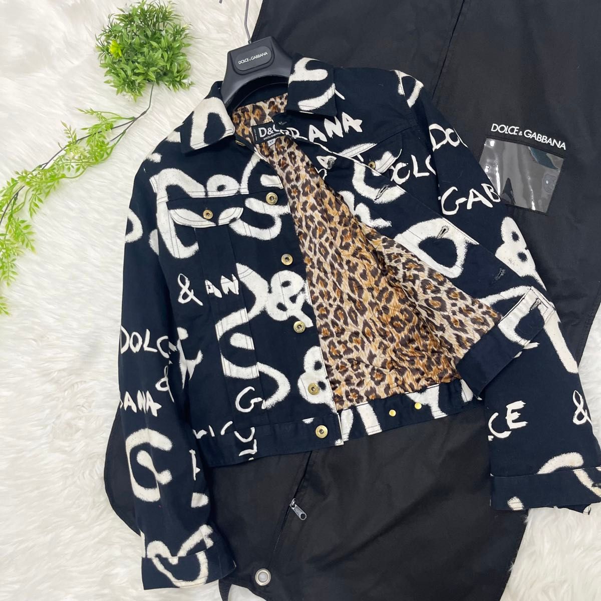 DOLCE&GABBANA D&G ドルチェアンドガッパーナ デニム ジャケットディーアンドジー 総柄 ブルゾン