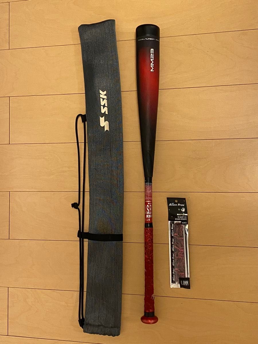 SSK MM23 84㎝ 710g トップ バットケース・新品グリップテープ付 SSK MM23 84㎝ 710g トップ バットケース・新品グリップテープ付