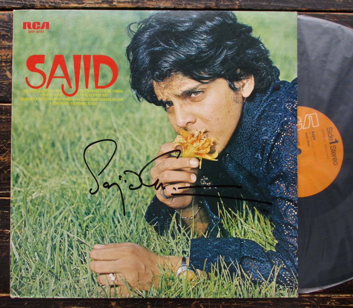LP サイン【すてきなサジ】Sajid Khan（サジット・カーン巨象マヤソフトロック）_画像1