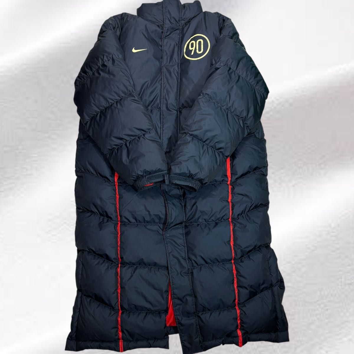 NIKE トータル90 ロング ダウンコート ベンチコート ネイビー NIKE トータル90 ロング ダウンコート ベンチコート ネイビー
