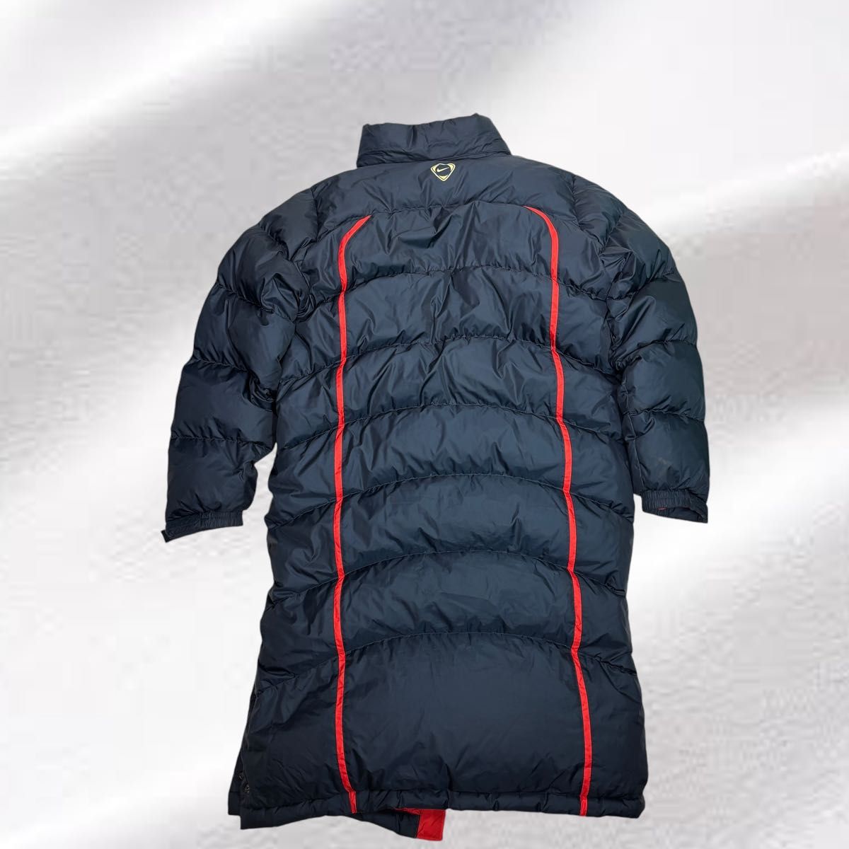 NIKE トータル90 ロング ダウンコート ベンチコート ネイビー NIKE トータル90 ロング ダウンコート ベンチコート ネイビー