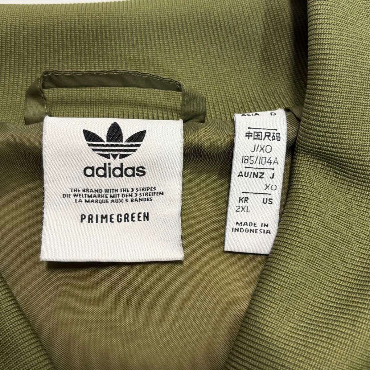 極美品】激レア 大きいサイズ adidas キルティングジャケット 極美品】激レア 大きいサイズ adidas キルティングジャケット