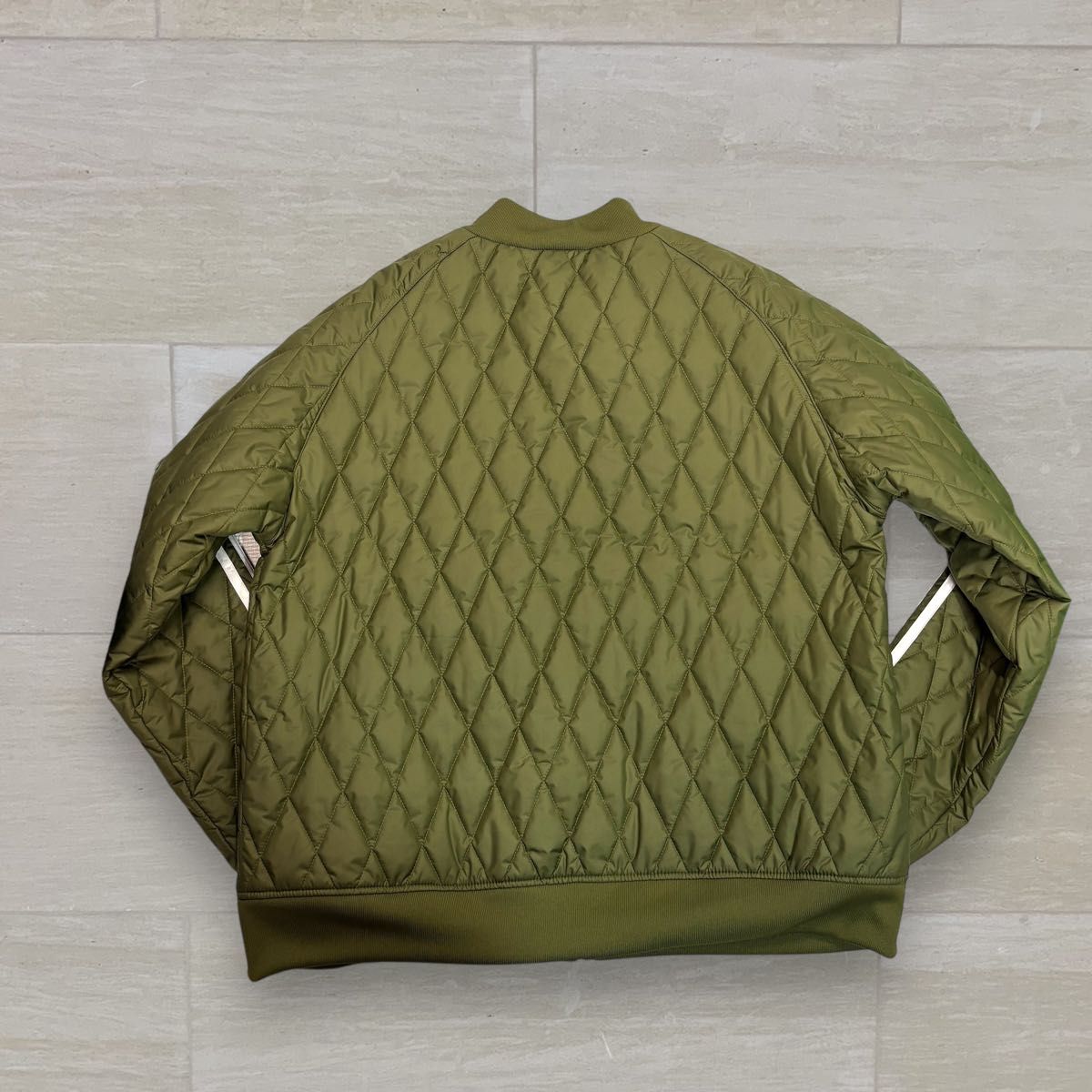 極美品】激レア 大きいサイズ adidas キルティングジャケット 極美品】激レア 大きいサイズ adidas キルティングジャケット