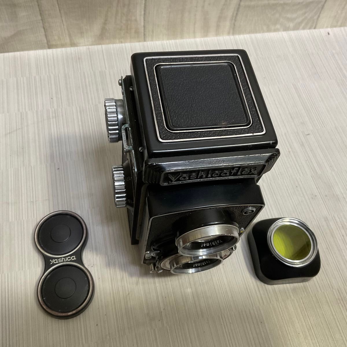 yashicaflex ヤシカフレックス 二眼レフ 古い 革ケース付き yashicaflex ヤシカフレックス 二眼レフ 古い 革ケース付き