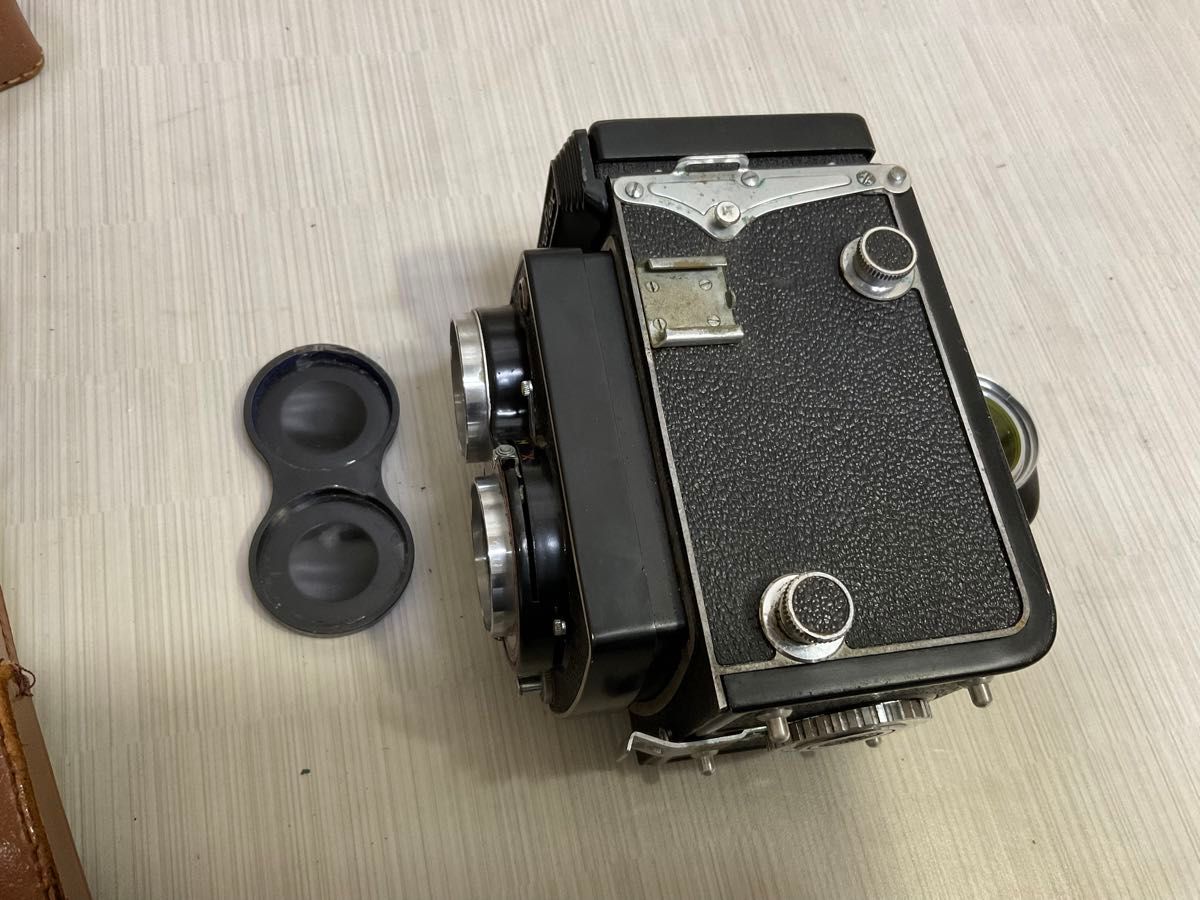 yashicaflex ヤシカフレックス 二眼レフ 古い 革ケース付き yashicaflex ヤシカフレックス 二眼レフ 古い 革ケース付き