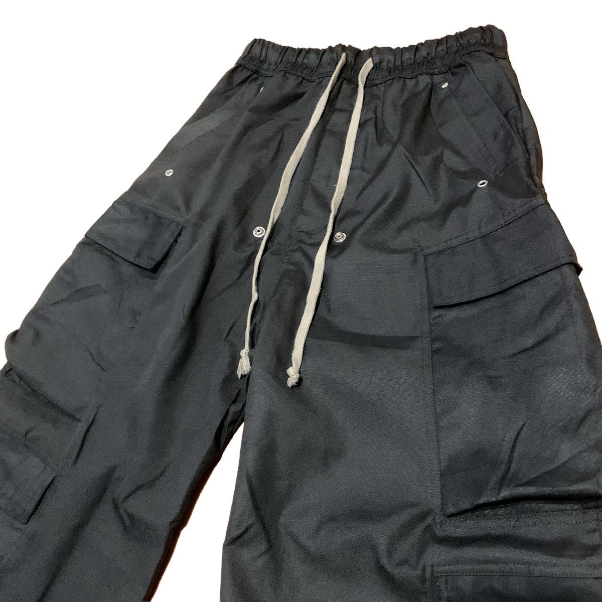 mnml】RAVE DOUBLE CARGO PANTS BLACK XS カーゴパンツ ミニマル mnml】RAVE DOUBLE CARGO PANTS BLACK XS カーゴパンツ ミニマル