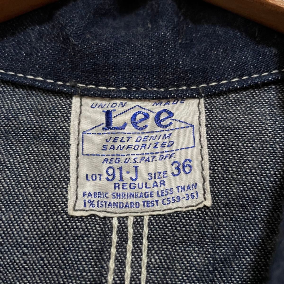 Lee リー 濃紺 40s 91-J デニムカバーオール ロコジャケット Lee リー 濃紺 40s 91-J デニムカバーオール ロコジャケット