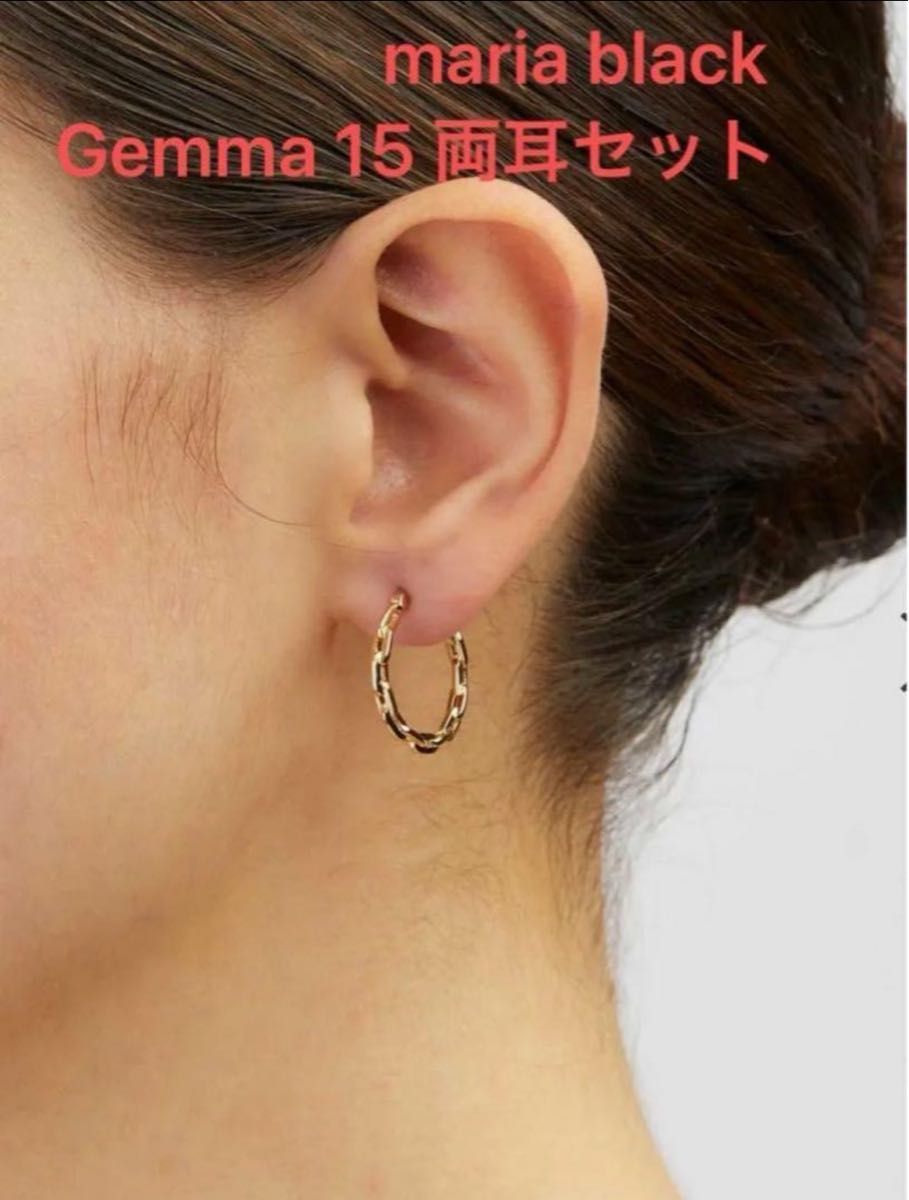 maria black フープピアス tweet gemma MARIA BLACK マリアブラック フープピアス 辺見えみり|Yahoo