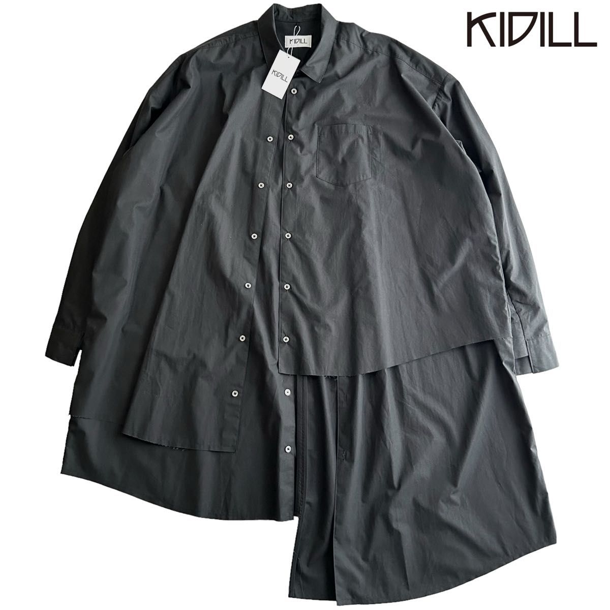 新品 KIDILL キディル 20SS Layered Shirts レイヤードシャツ 新品 KIDILL キディル 20SS Layered Shirts レイヤードシャツ