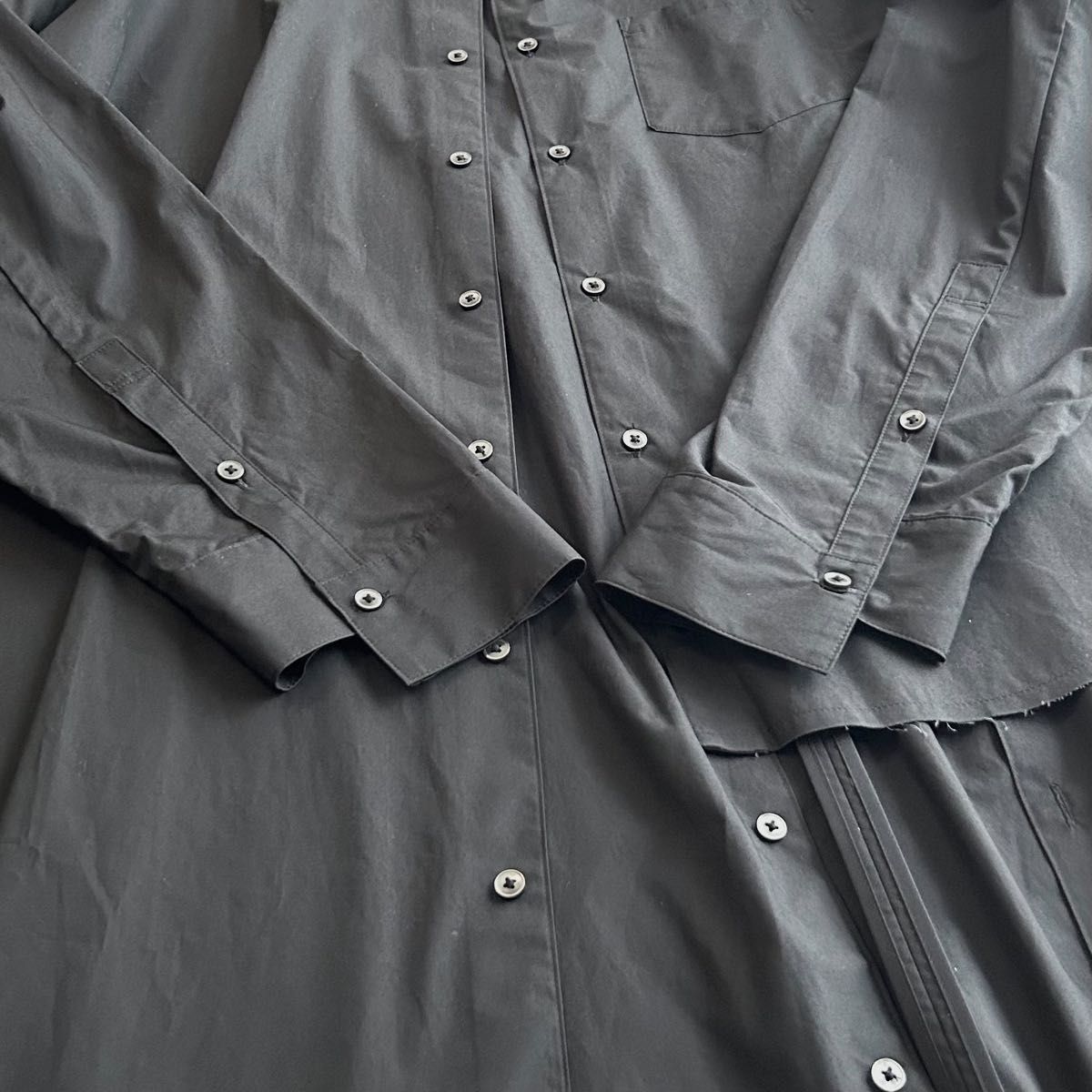 新品 KIDILL キディル 20SS Layered Shirts レイヤードシャツ 新品 KIDILL キディル 20SS Layered Shirts レイヤードシャツ