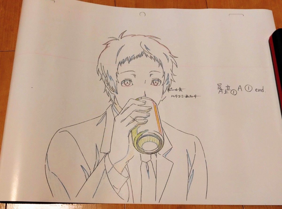ペルソナ4 足立透 オリジナルペーパーランチョンマット nicocafe ペルソナ4 足立透 オリジナルペーパーランチョンマット nicocafe