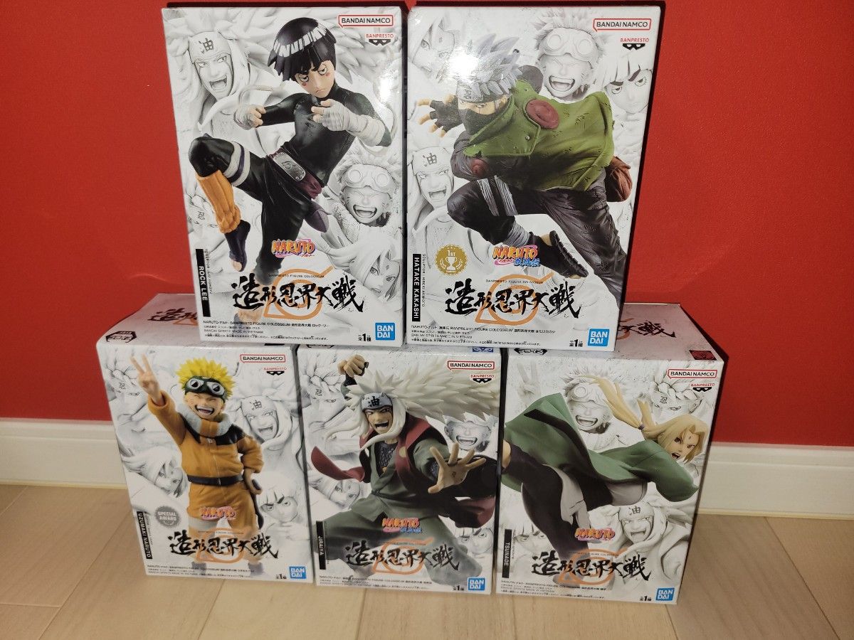 NARUTO 造形忍界大戦 5種コンプ NARUTO 造形忍界大戦5種コンプ未開封 プライズ