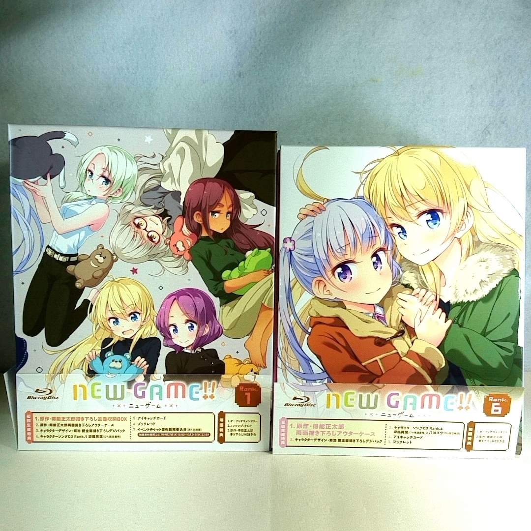 ヤフオク 特典全付 New Game 2期 全6巻セット 初回版 ヤフオク 特典全付 New Game 2期 全6巻セット 初回版