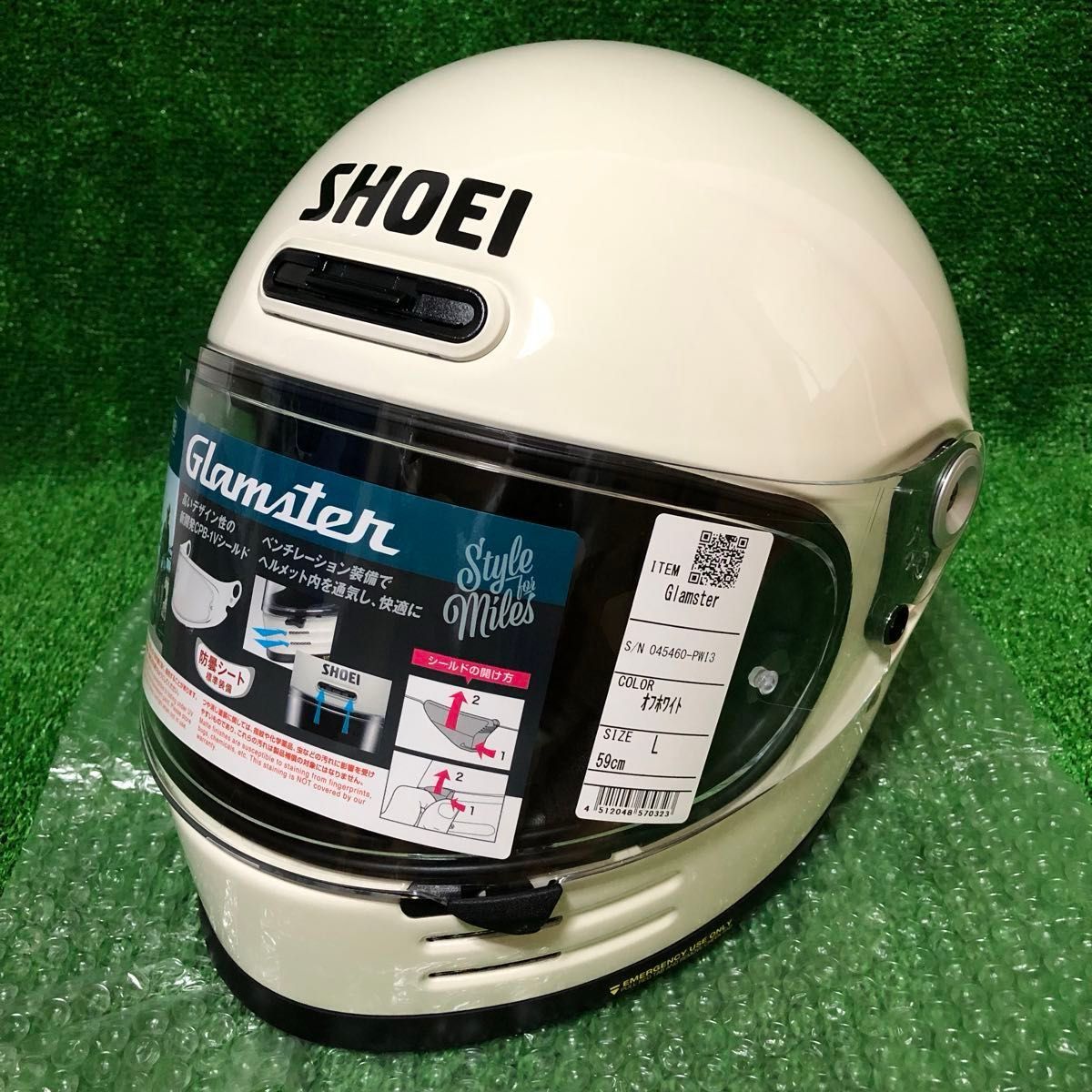 L】新品未使用 SHOEI Glamster ショウエイ グラムスター L】新品未使用 SHOEI Glamster ショウエイ グラムスター