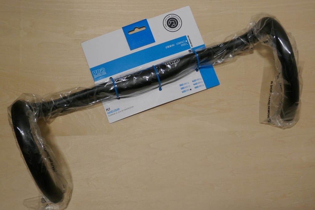 シマノ PRO PLT COMPACT ERGO PLT コンパクトエルゴノミック ハンドルバー 400mm