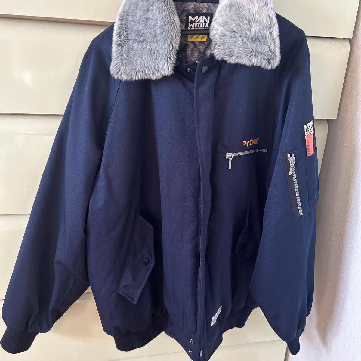 MAN WITH A MISSION 田中重機 ドカジャン L ボールペン付 MAN WITH A MISSION 田中重機 ドカジャン L ボールペン付
