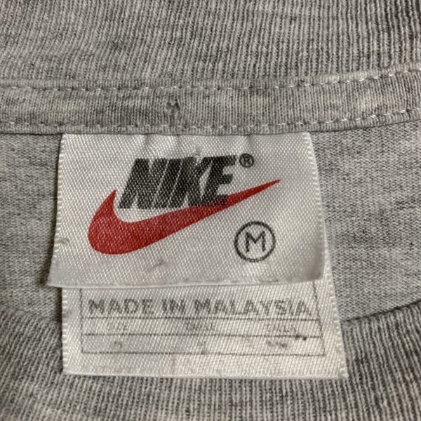 ヤフオク レア 90年代 マレーシア製 Nike Tシャツ 銀タ