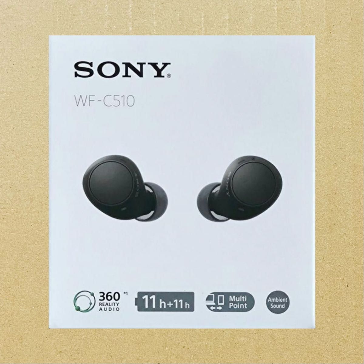 SONY WF-C510 ワイヤレスヘッドホン ブラック 新品未使用 新品未開封】SONY/ソニー ワイヤレスイヤホン WF-C510
