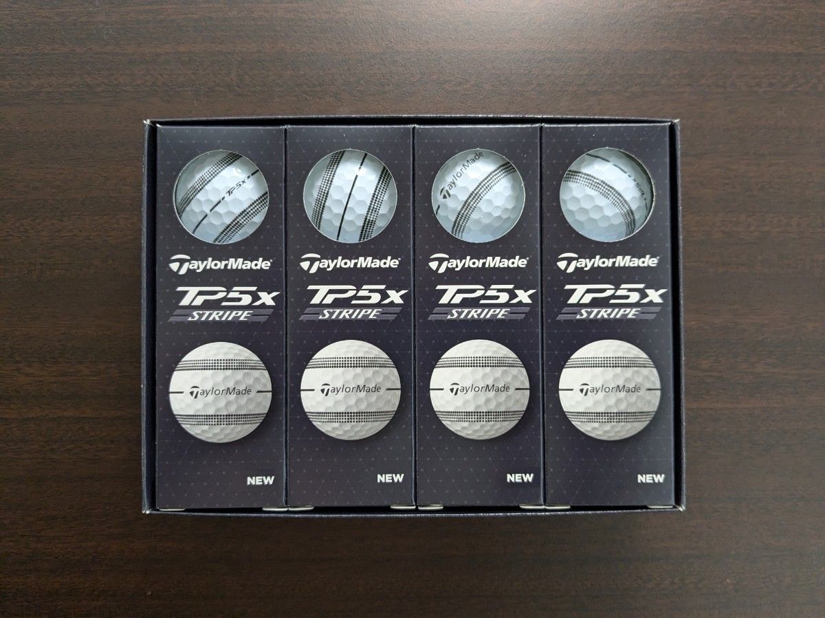 【1ダース12個・新品未使用】【外箱有・緩衝材梱包】TP5x STRIPE ストライプ 2024年モデル ゴルフボール