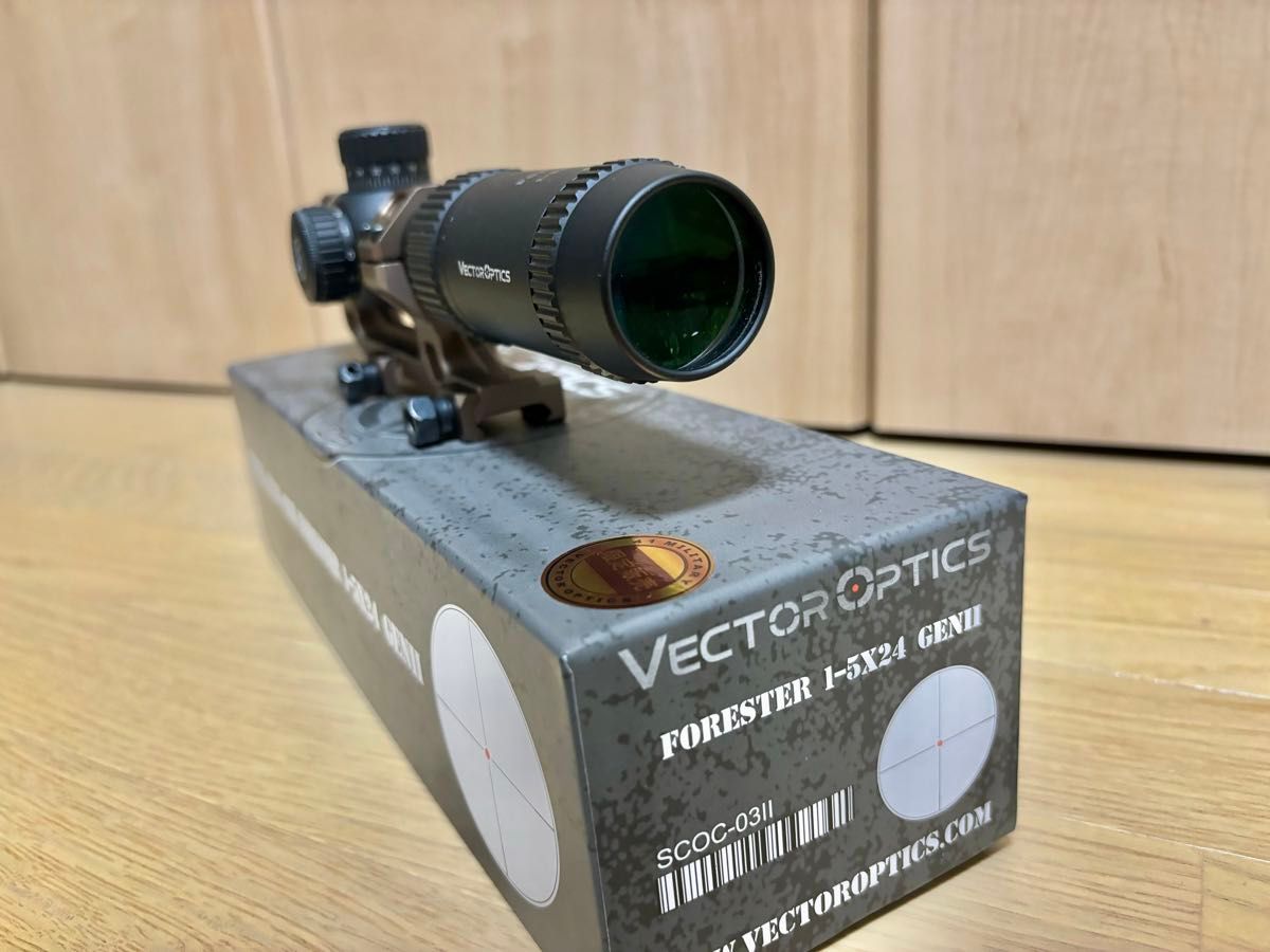 VECTOR OPTICS FORESTER 1-5x24 GenⅡ+マウント ライフル VECTOR OPTICS FORESTER 1-5x24 GenⅡ+マウント ライフル