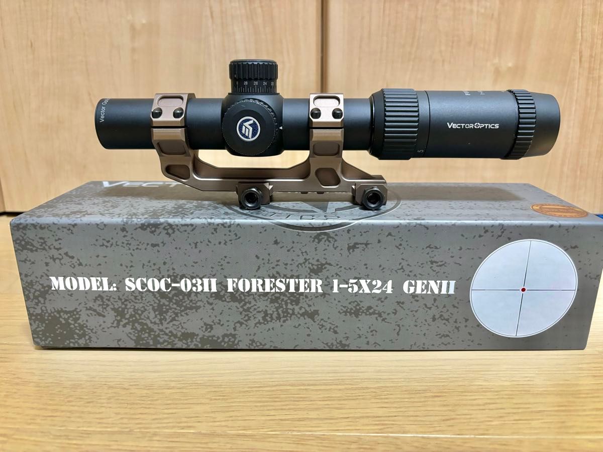 VECTOR OPTICS FORESTER 1-5x24 GenⅡ+マウント ライフル VECTOR OPTICS FORESTER 1-5x24 GenⅡ+マウント ライフル