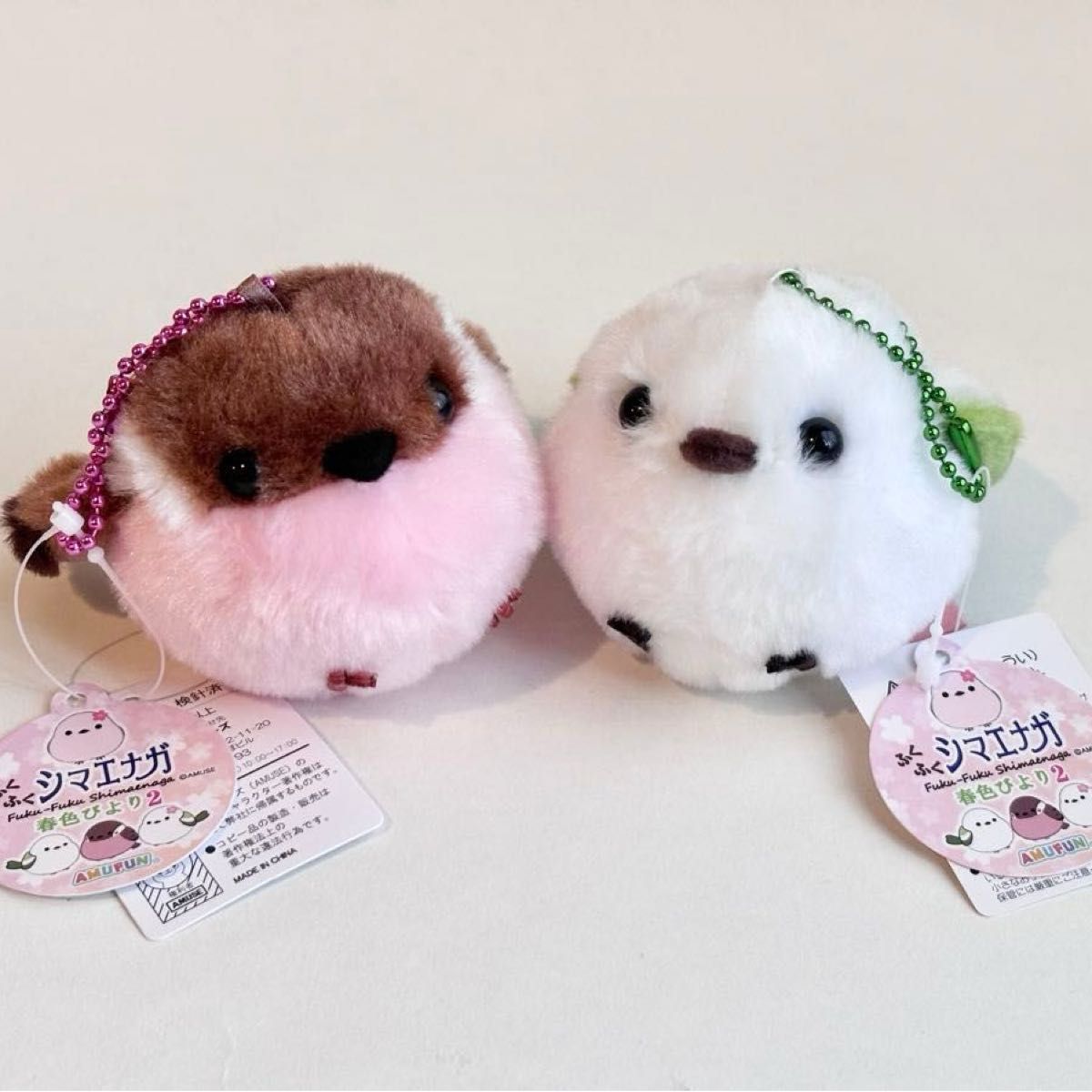 ふくふくシマエナガ春色びより2 VMC 抹茶シマちゃん+桜ちゅん ふくふくシマエナガ春色びより2 VMC 抹茶シマちゃん+桜ちゅん